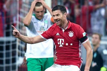 Xabi Alonso erzielt erstes Tor der 54. Bundesligasaison