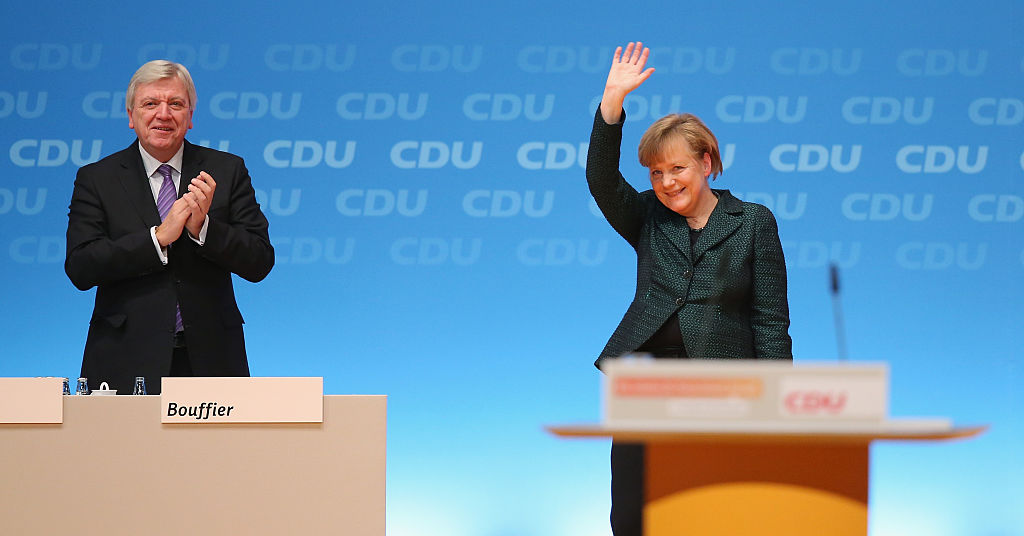 Bouffier: Merkel soll erneute Kanzlerkandidatur bald erklären