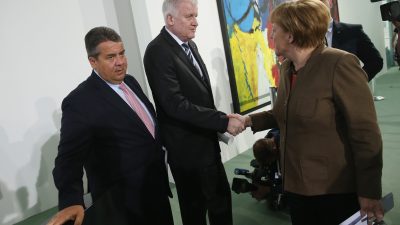 Merkel-Seehofer-Gabriel: Beratungen nach zwei Stunden beendet