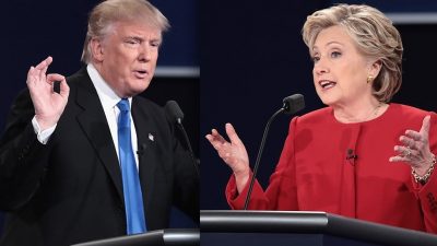 Sie sei „total aufgedreht“: Trump fordert vor drittem TV-Duell Drogentest von Clinton