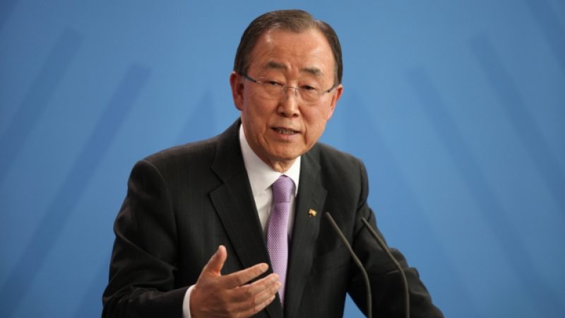 UN-Generalsekretär Ban Ki-moon verabschiedet sich