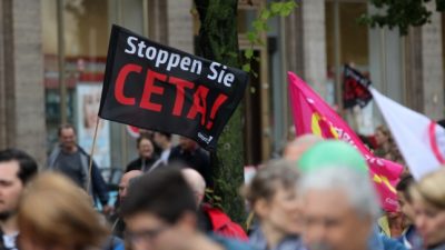 Schäfer-Gümbel: Ceta-Entscheidung nicht von Protesten abhängig machen