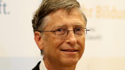 Bill Gates lobt Merkels Flüchtlingspolitik