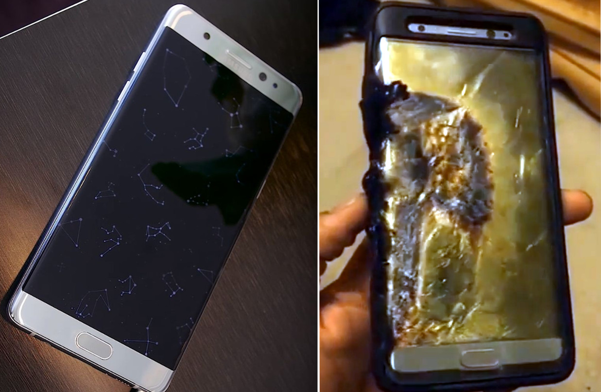 Samsung Galaxy Note 7: Akkus beim Laden explodiert – Verkauf weltweit gestoppt