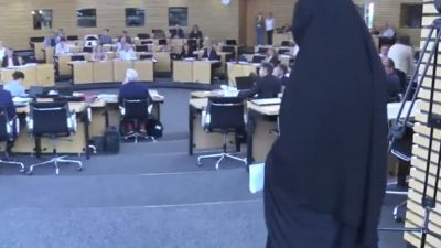 Thüringen: Vollverschleiert im Landtag – Abgeordnete der AfD kommt im Niqab