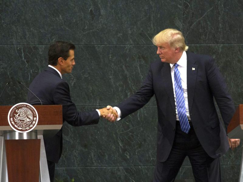 Peña Nieto und Trump wollen bei Treffen über bilaterale Beziehungen beraten