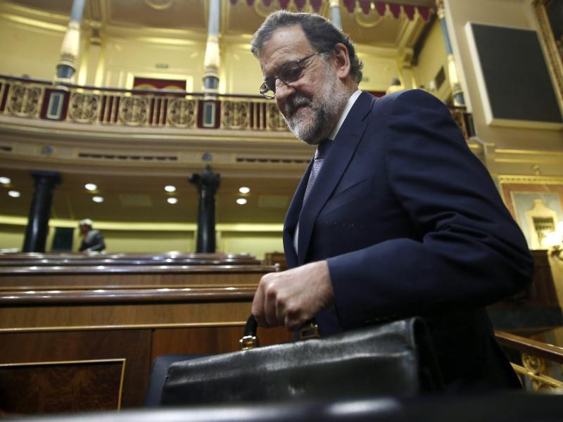 Chaos in Spanien: Rajoy stellt sich in Spaniens Parlament zweiter Abstimmung
