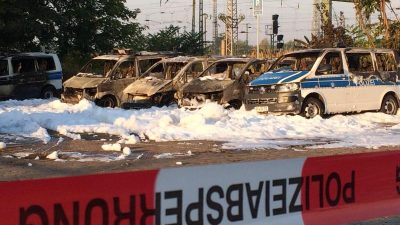 Brandstiftung: Autos brannten in Magdeburg – 750 000 Euro Schaden