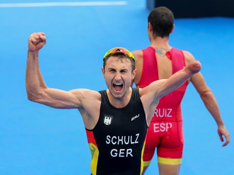 Leipziger Martin Schulz erster Paralympics-Sieger im Triathlon