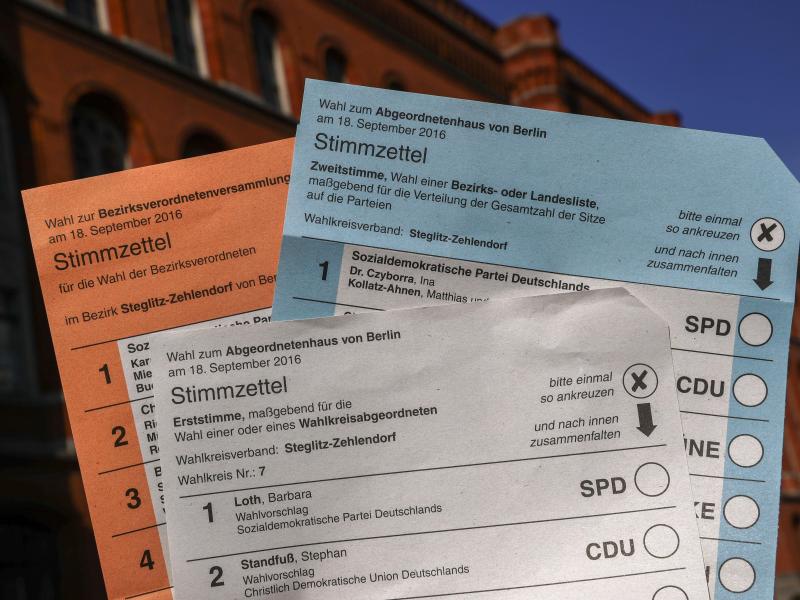 Umfrage: SPD in Berlin deutlich vorn