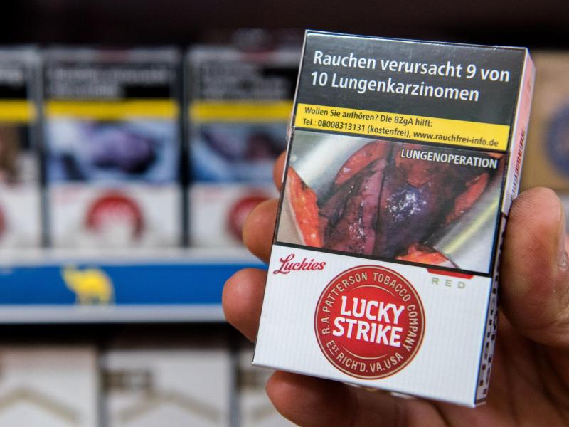 Tabakindustrie findet Schockbilder wirkungslos