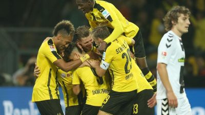 Dortmund mit 3:1-Arbeitssieg über den SC Freiburg