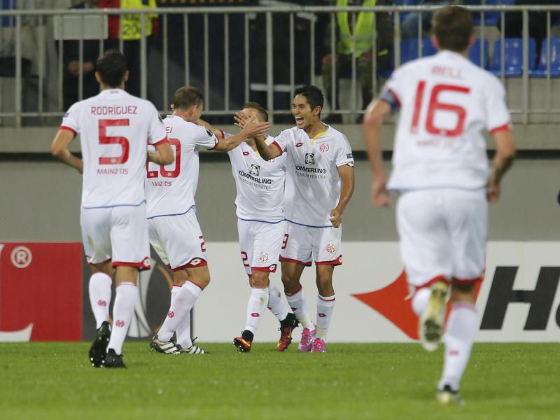 Mainz siegt 3:2 bei FK Qäbäla in Aserbaidschan