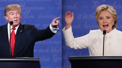 TV-Duell: Clinton und Trump im Chaos-Disput über Putin und Syrien – Sex-Geschichten Nebensache