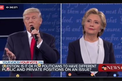 TV-Duell – Clinton: “Gut, dass Trump nicht regiert” – Trump: “Weil Sie dann im Gefängnis wären!”