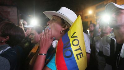 Kolumbien: Bevölkerung lehnt Friedensvertrag mit Farc-Guerilla ab