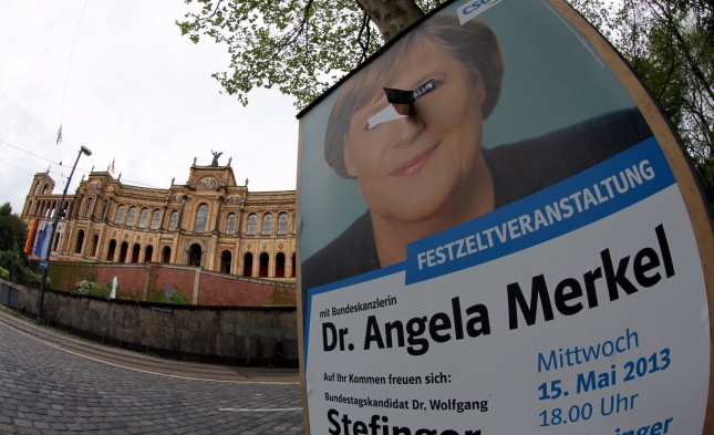 CSU will Merkel in Bayern wieder plakatieren