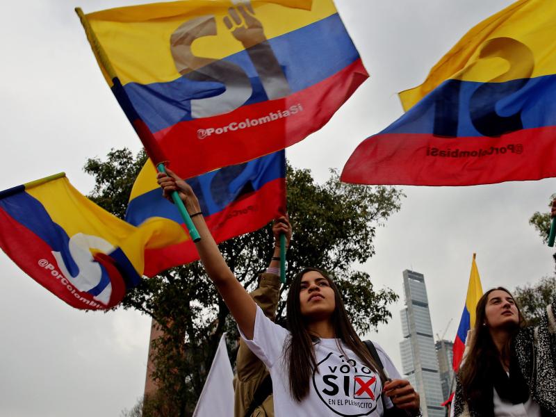 Kolumbianer entscheiden über Friedensvertrag mit der Farc