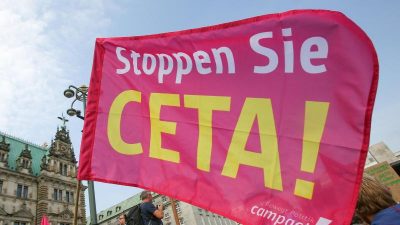 Am 18. Oktober soll Ceta angenommen werden – Bundesverfassungsgericht verhandelt Eilklagen