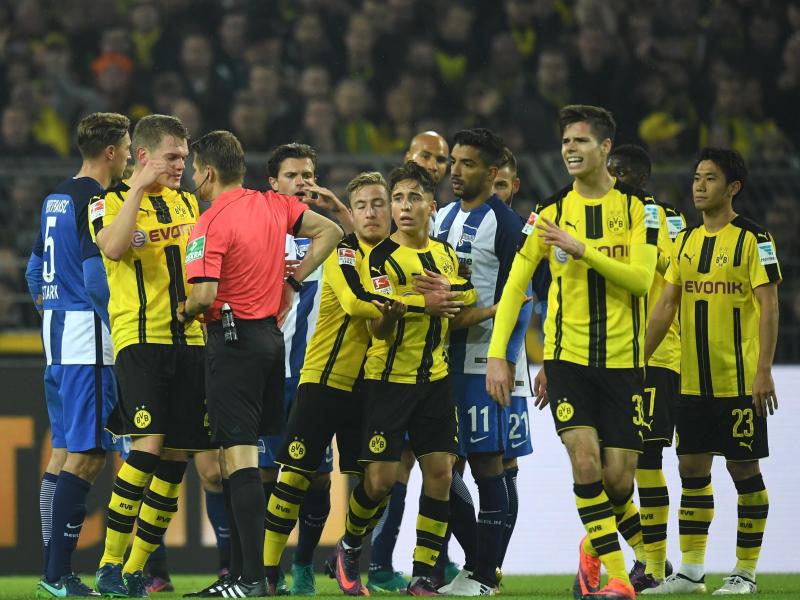 Turbulente Partie: BVB erkämpft 1:1 gegen Hertha