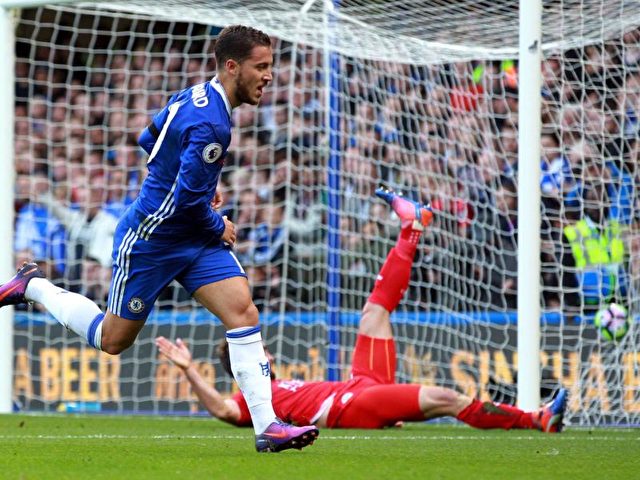 Eden Hazard hat für den FC Chelsea gegen Leicester City getroffen. Foto: Sean Dempsey/dpa