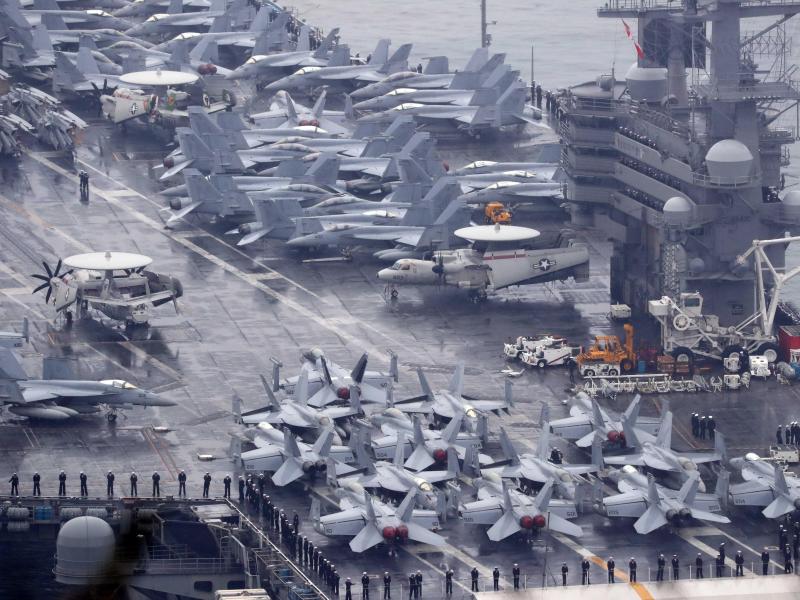 US-Flugzeugträgerverband patrouilliert im Südchinesischen Meer