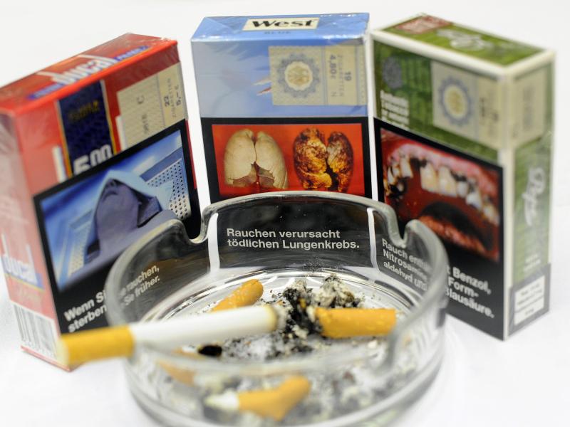 Zigarettenabsatz wegen Schockbildern weiter zurückgegangen