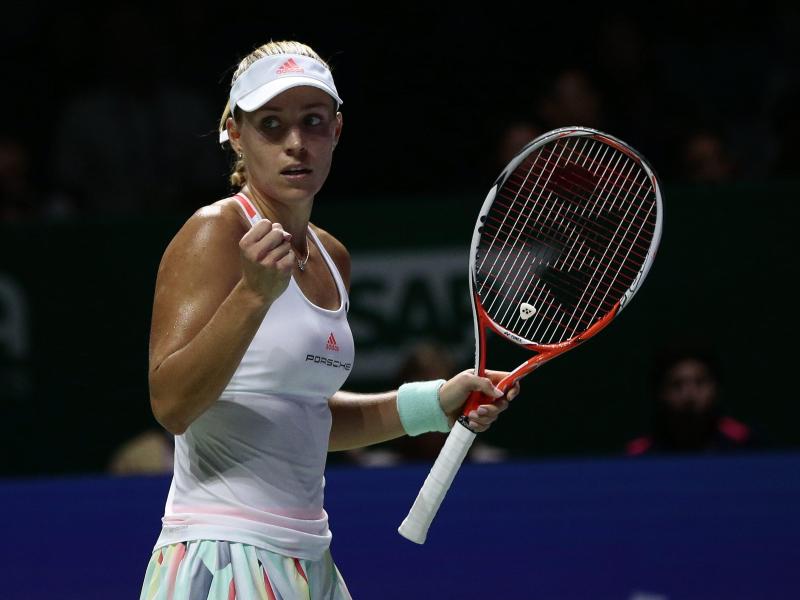 Kerber auf bestem Weg bei Tennis-Finals