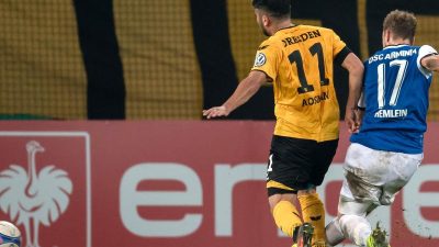 Bielefeld erreicht Achtelfinale mit 1:0-Sieg in Dresden