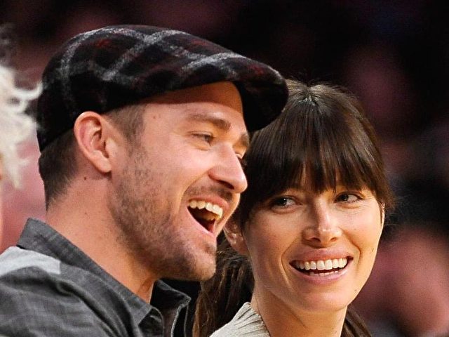 Gastronomenpaar: Justin Timberlake (l.) und Jessica Biel. Foto: Michael Nelson/dpa