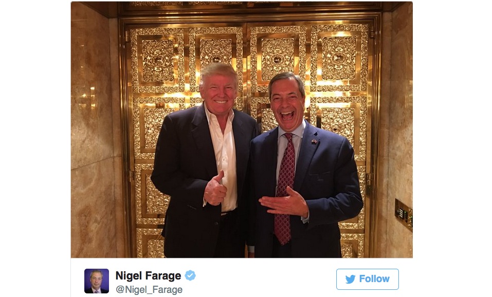 Trump trifft Brexit-Vorkämpfer Farage – „Er war voller guter Ideen“