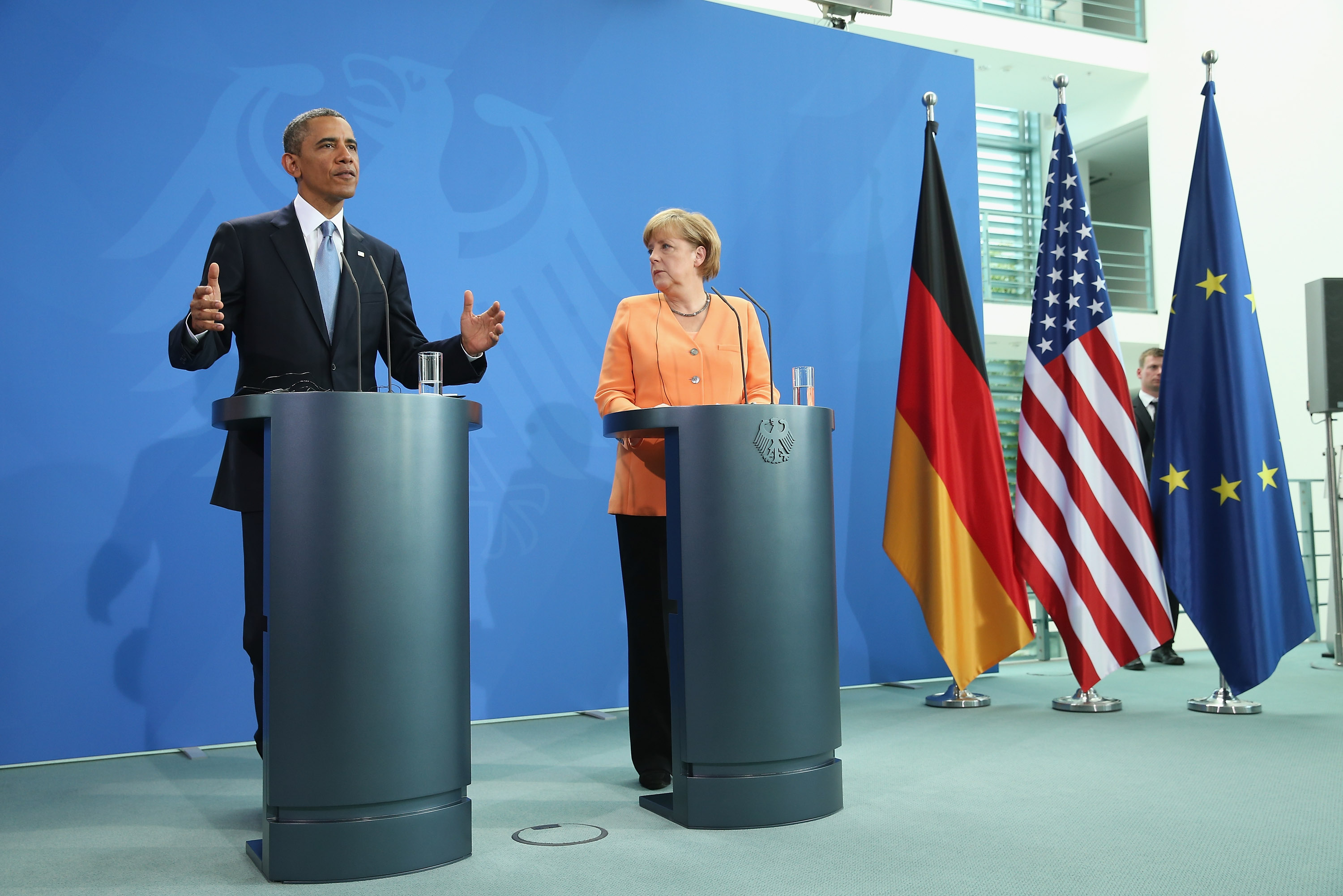 Livestream: Pressekonferenz im Kanzleramt zum Besuch von US-Präsident Obama