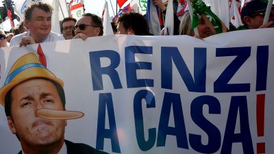 Referendum in Italien könnte Regierungschef Renzi wegfegen – Politische und wirtschaftliche Stabilität ungewiss