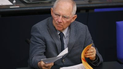 Anti-Korruptions-Organisation kritisiert: Schäuble erschwert „effektive Kontrolle von Korruption erheblich“