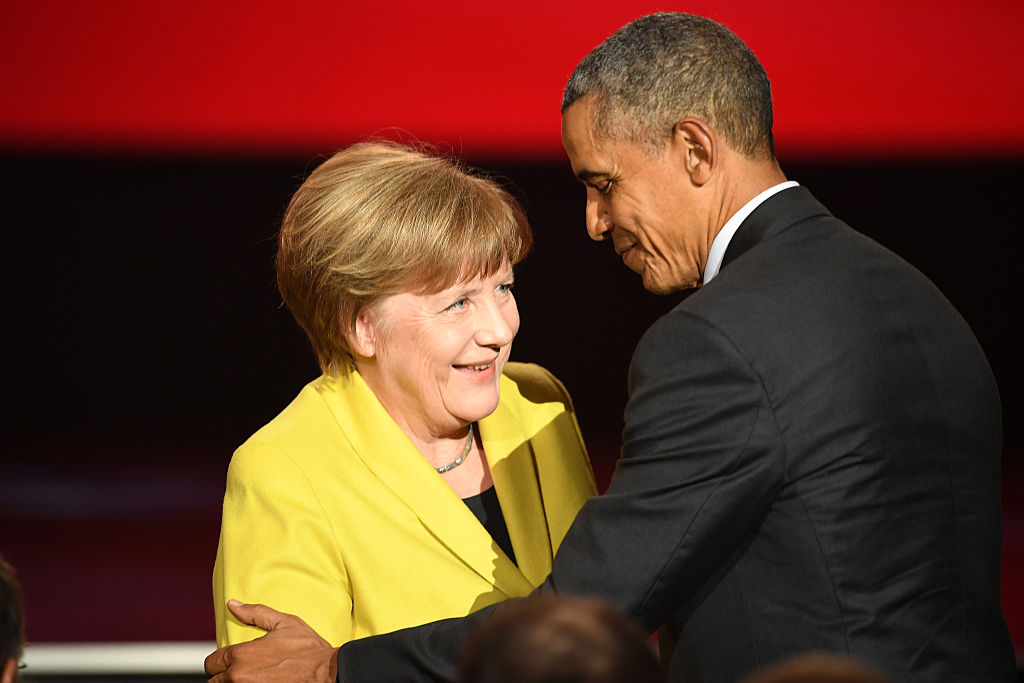 Alte Freunde: Merkel empfängt Barack Obama in Berlin