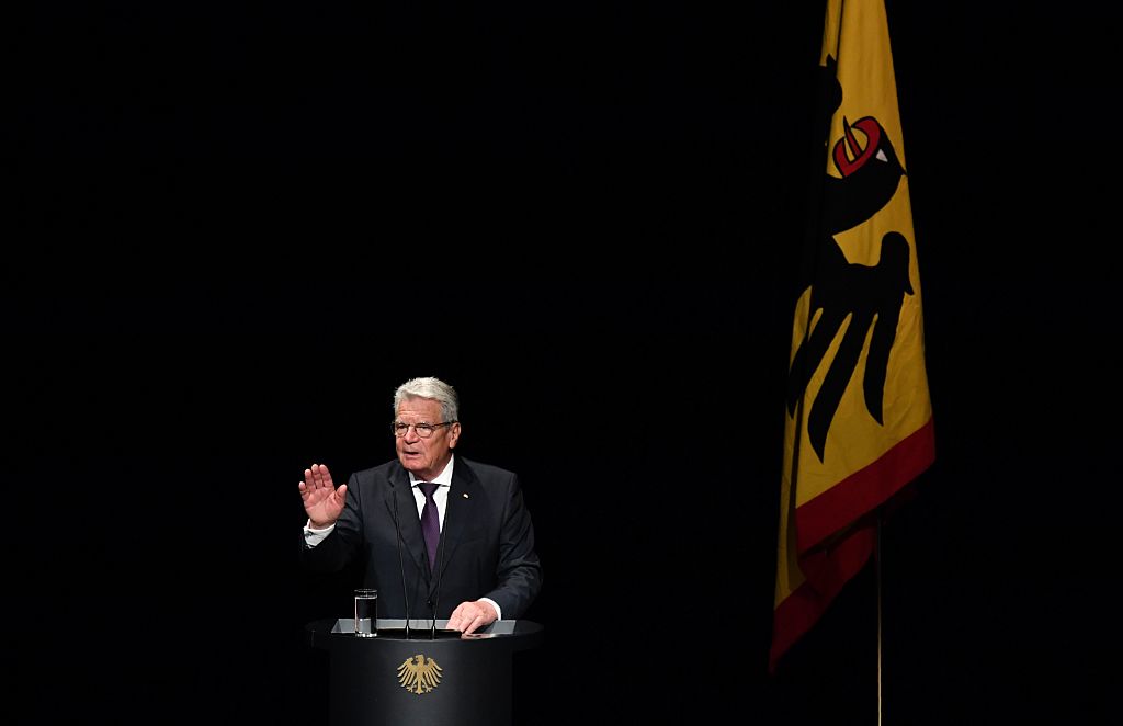 Großer Zapfenstreich für den scheidenden Bundespräsidenten Gauck