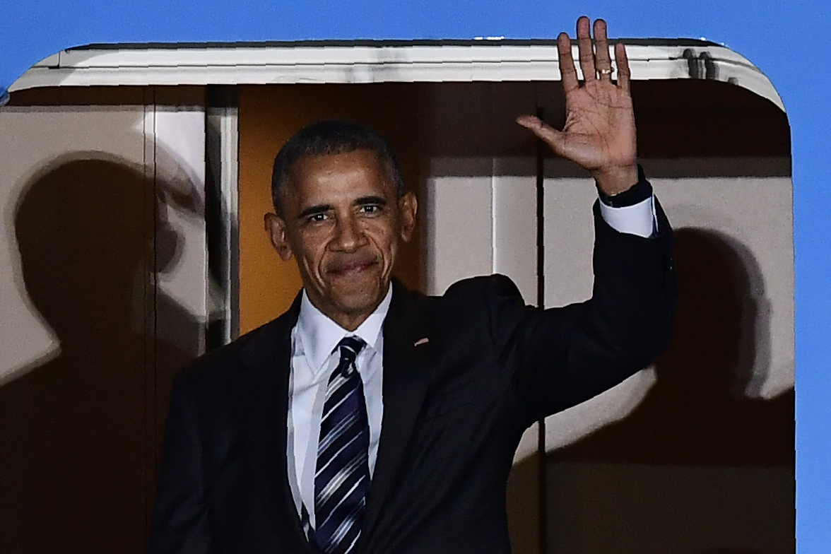 US-Präsident Obama zu Besuch in Berlin eingetroffen