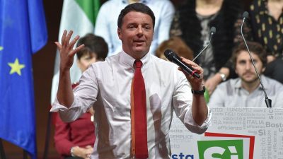 Rücktritt verschoben: Italiens Premier Renzi soll länger im Amt bleiben