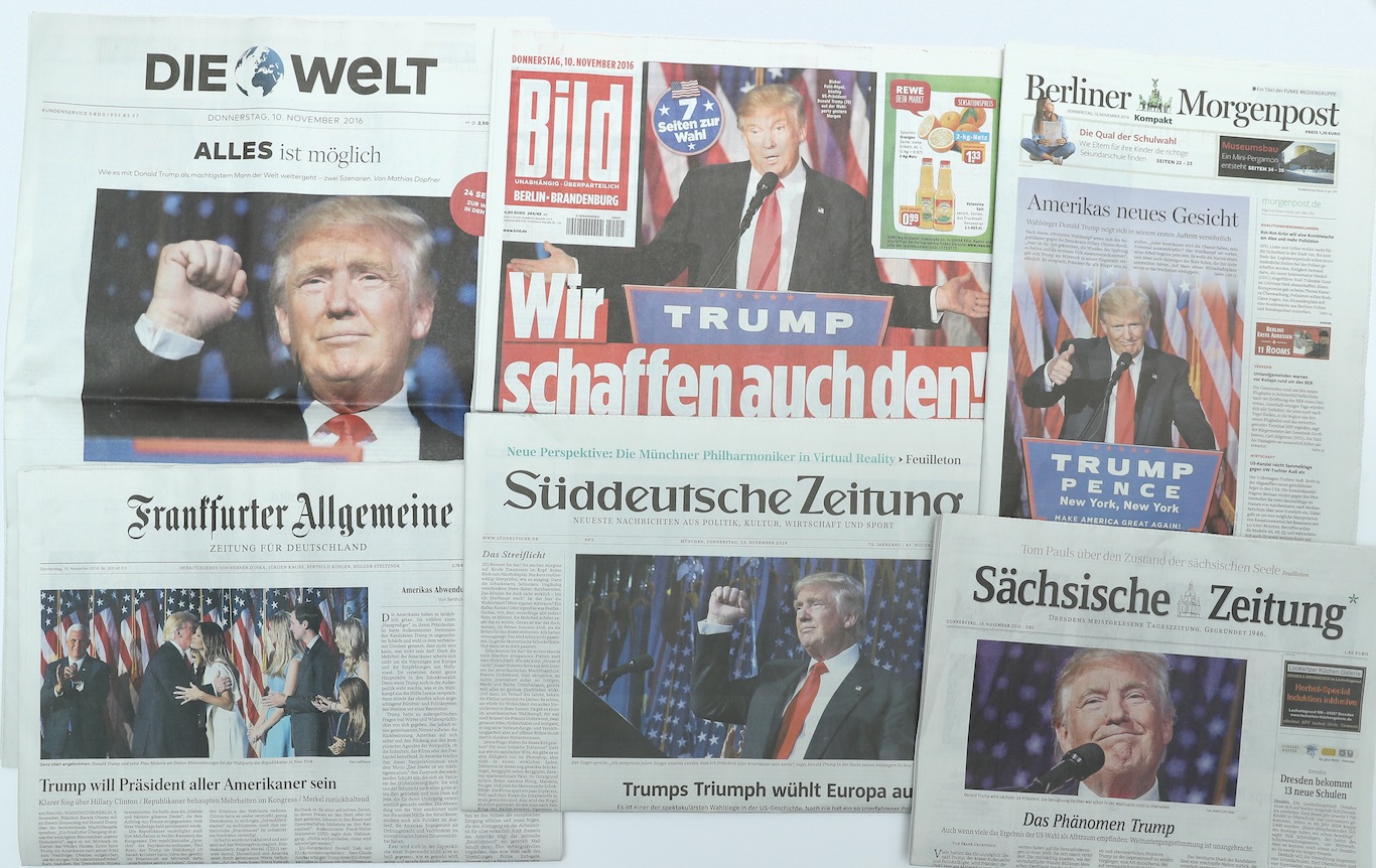 Trump-Sieg schockiert deutsche Presse: „Seit ‚9/11‘ gab es kein schlimmeres Ereignis“