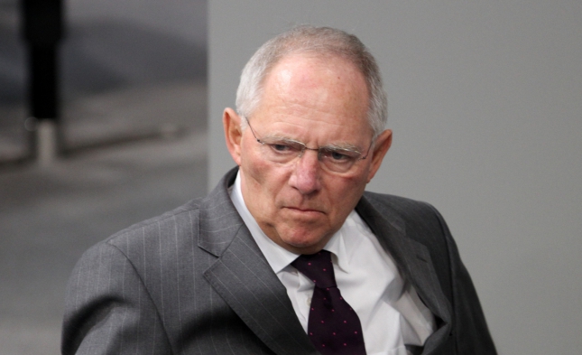 Schäuble kritisiert finanzpolitische Empfehlungen der EU-Kommission