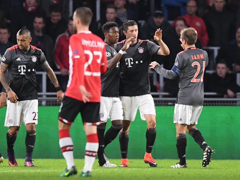 Lewandowski führt Bayern ins CL-Achtelfinale