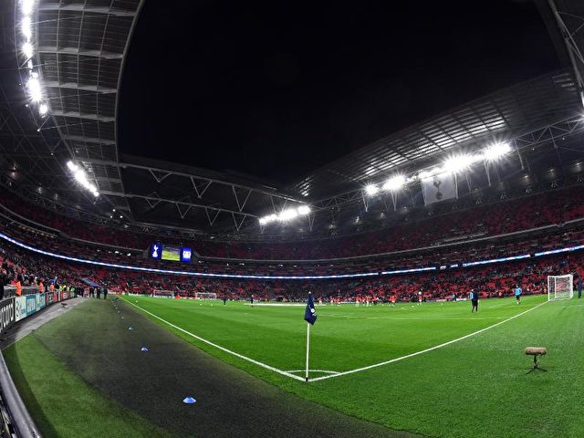 Das neue Wembley Stadion ist Tottenhams Heimspielstätte in dieser Saison. Foto: Federico Gambarini/dpa