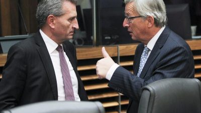 Schlitzaugen-Affäre: Juncker verpasst Oettinger Maulkorb