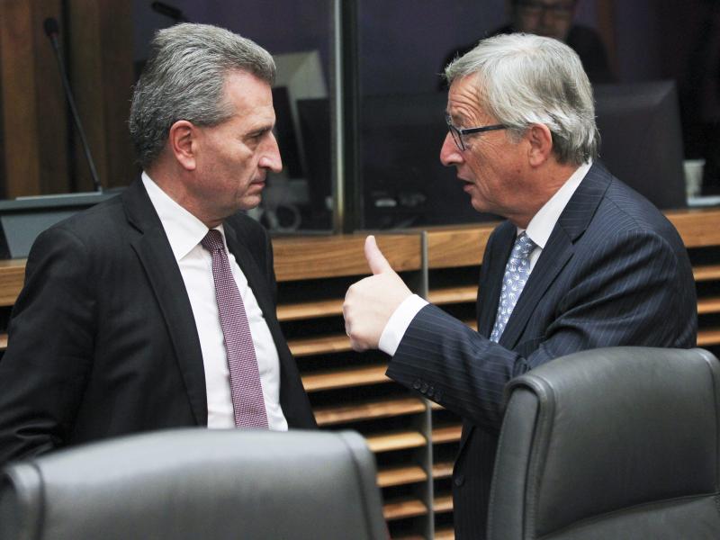 Schlitzaugen-Affäre: Juncker verpasst Oettinger Maulkorb
