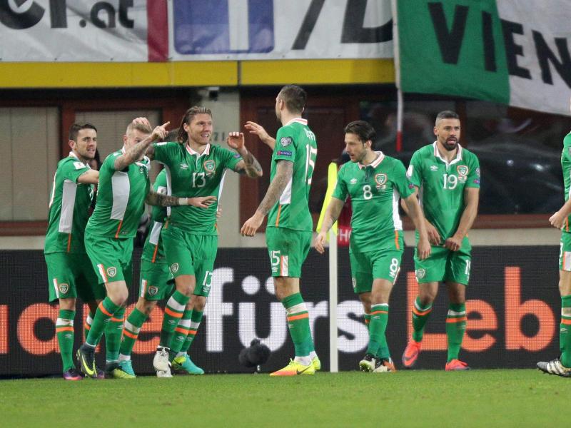 Die Iren besiegten Österreich mit 1:0. Foto: Lisi Niesner/dpa