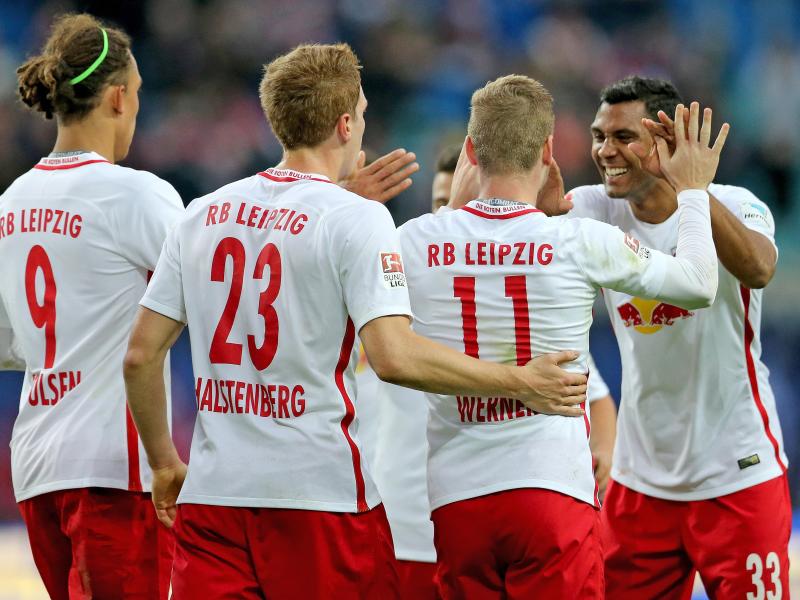 Tabellenführung drin: RB Leipzig tritt in Leverkusen an