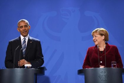 Nach Obamas Abschied hatte Merkel Tränen in den Augen