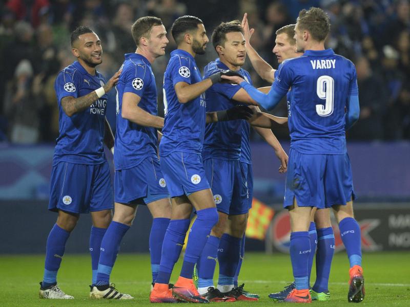 Leicester City feierte einen Heimsieg gegen Brügge. Foto: Hannah Mckay/dpa