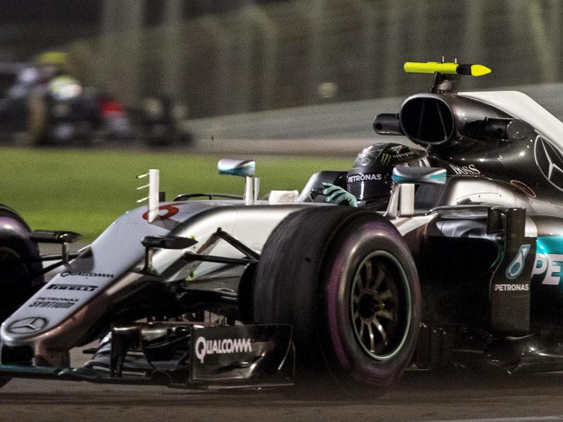 Rosberg auch im Formel-1-Abschlusstraining hinter Hamilton