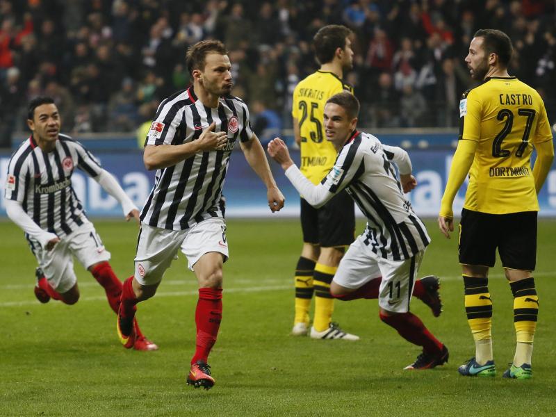 2:1-Heimsieg: Frankfurt schlägt auch Dortmund